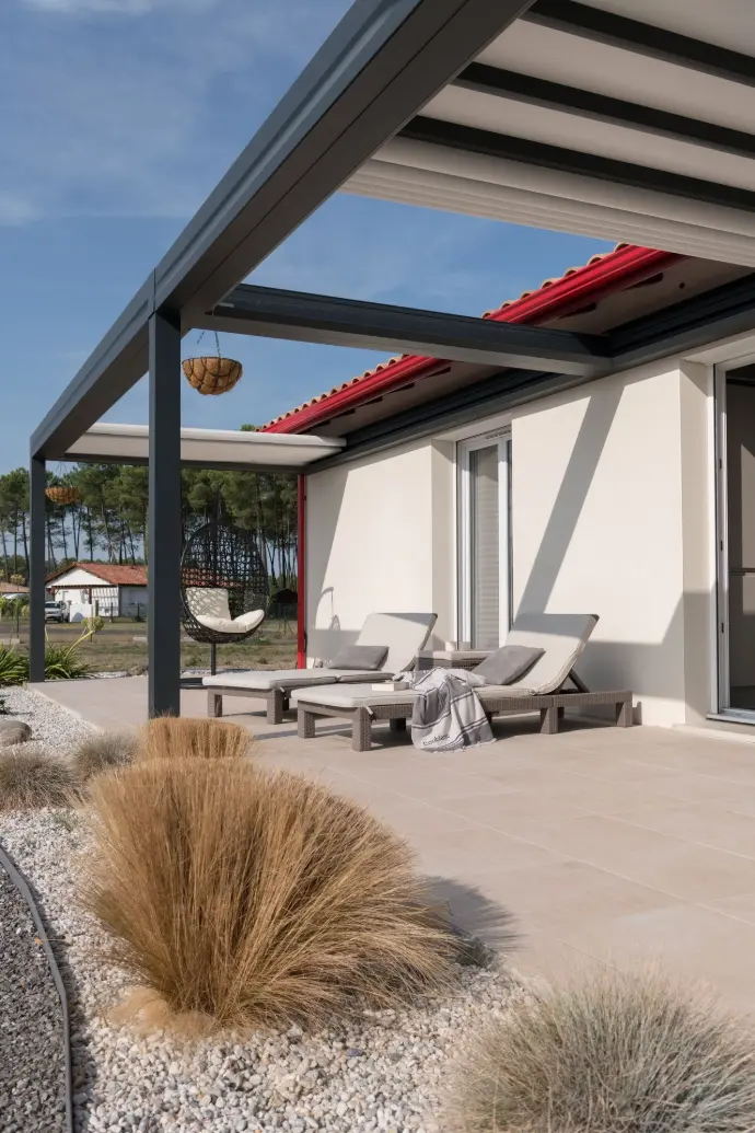 Pergola à toile rétractable